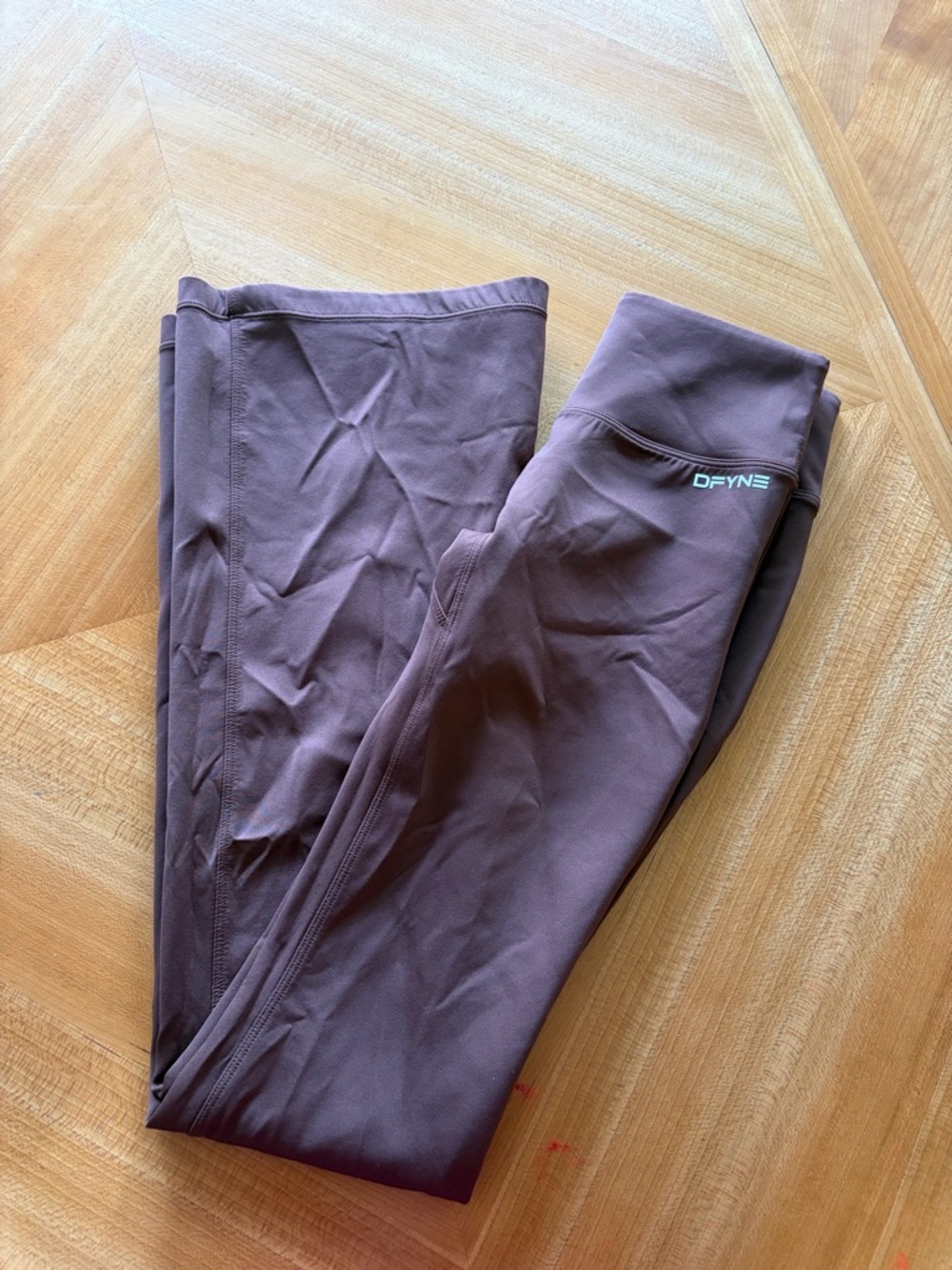 DFYNE Women's Brown Boot Cut Active Pants